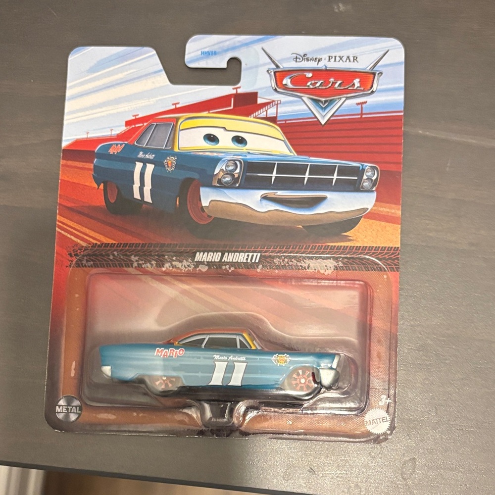 Cars Mario Andretti Blue Toy Car